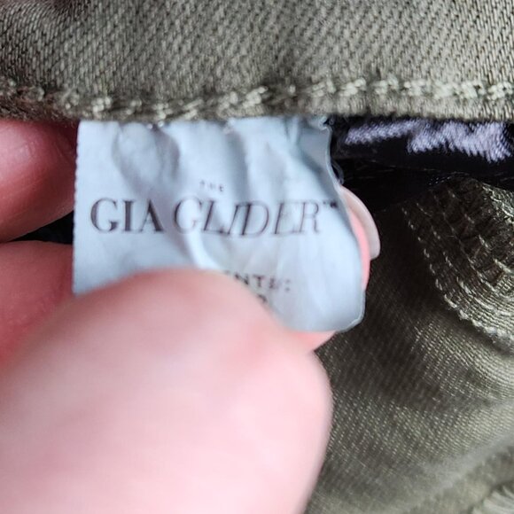 Liverpool Jeans Womens 2 Petite Green Gia Glider Skinny Leg Raw Hem Mid Rise - Picture 11 of 13